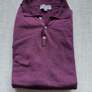 Canali Purple Men's Polo Shirt